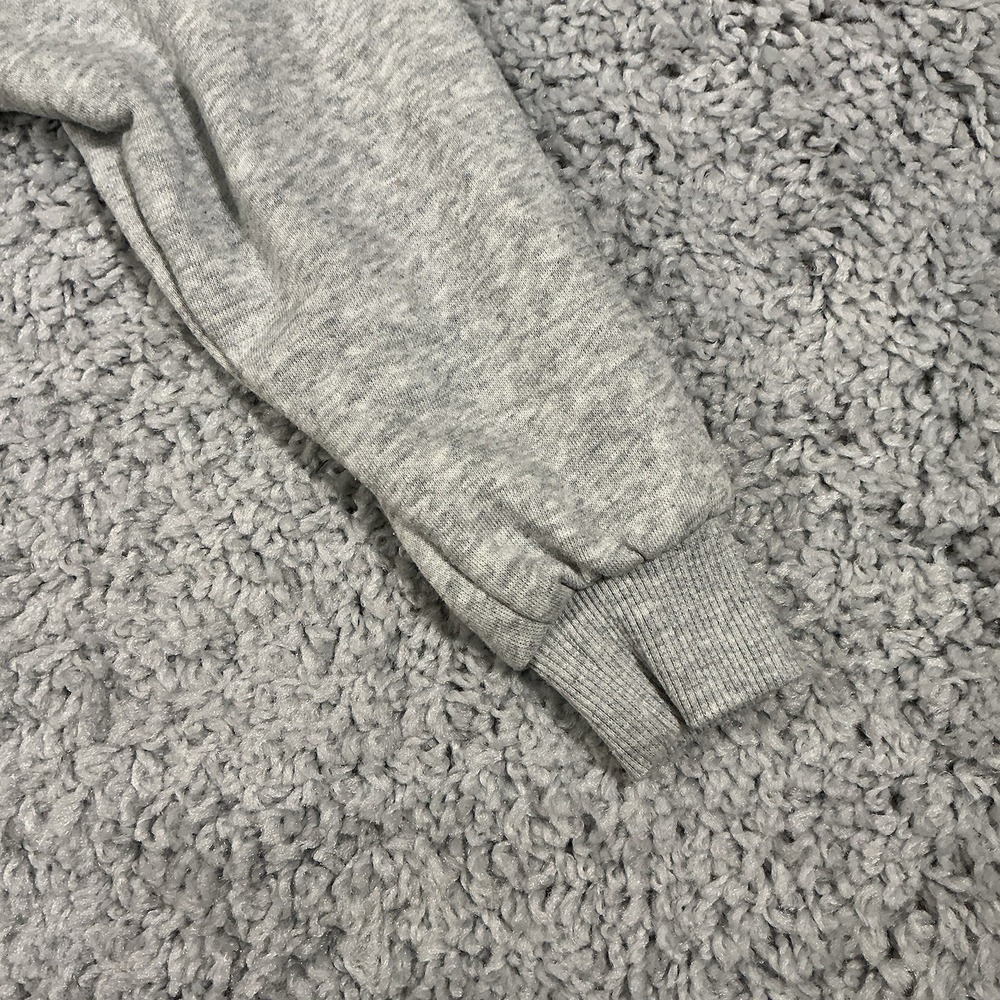 Nike Girls XS Gray Hoodie "Just Do It" Graphic Pullover Sweatshirt - Picture 5 of 16